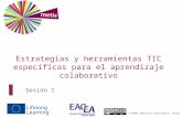 Estrategias y herramientas TIC específicas para el aprendizaje colaborativo: Sesión 1
