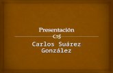 Presentación 3, 2, 1 de Carlos Suárez González