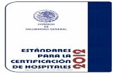 Estandares certificacion hospitales 2012
