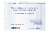 Carencias Universidades Españolas, BBVA