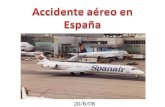 Accidente Aéreo en España