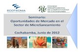 Seminario "Oportunidades de Mercado en Microsaneamiento",