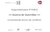 Seguridad para Pymes "Guerra de Guerrillas"
