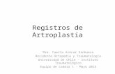 Registros Internacionales de Artroplastía de Cadera
