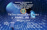 Telecomunicaciones y redes en los negocios