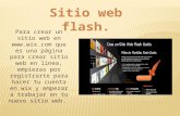 Sitio web flash