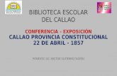 Exposición- Conferencia Provincia Constitucional del Callao