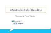Alfabetización digital Telecentro tierra amarilla 2014