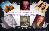 Galería de fotos. grandes mujeres argentinas