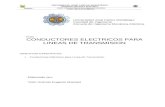 Conductores electricos para lineas de transmision