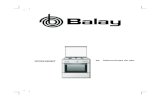 Manual balay  - cocina 3 cgx462bt