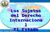 Tema III  Los Sujetos Del Derecho Internacional y Dominio Maritimo