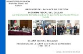 Balance de Gestión  2011-2012- Ministerio Publico-Callao
