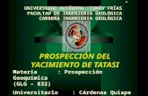 Presentación prospeccion geoquimica y exploracion