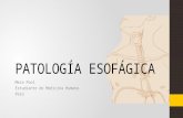 Patología esofágica