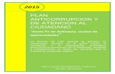 Plan anticorrupcion y de atencion al ciudadano 2015