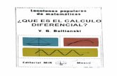 Qué es cálculo diferencial