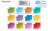 Calendar 2012 planner powerpoint presentation slides ppt templates