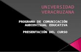 Programa de Comunicación Audiovisual Educativa