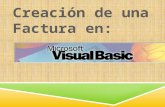 Creación de una Factura en Visual Basic