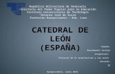 Análisis de la catedral de león (España)