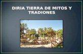 Costumbre y Tradiciones de Diria - Granada