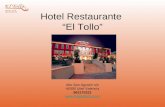 Hotel restaurante El Tollo cerca de Requena por Televiajes.TV