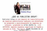 Oportunidad de negocio con Publistar Group