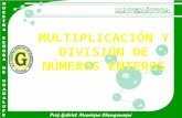 C1   mate - multiplicación y división de números enteros - 1º