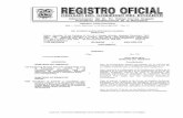 Registro oficial normas tecnicas ambientales