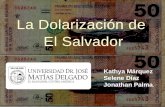 DOLARIZACION EN EL SALVADOR