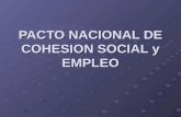 Pacto de cohesión social y empleo en El Salvador