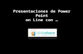 Presentaciones on line con SlideShare