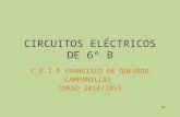 Circuitos eléctricos de 6º b
