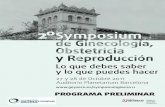 Programa 2º Symposium de Ginecología, Obstetricia y Reproducción