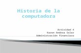 Historia de la computadora diapositivas