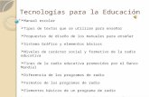 Tecnologías para la educación