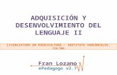 Presentación Adquisición y Desenvolvimiento del Lenguaje