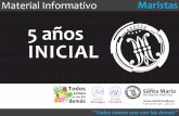 Inicial 5 años, 2015. Material informativo - Colegio Santa María, Maristas. Montevideo, Uruguay.