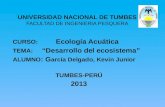 Sucesión ecológica (ecología acuática)