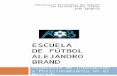Template escuela de fútbol alejandro brand