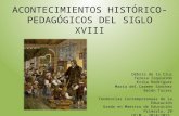 Tarea de grupo: Acontecimietos histórico-pedagógicos del Siglo XVIII