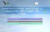 Características positivas y negativas del signo de Libra