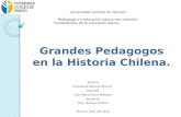 Pedagogos en la historia chilena