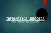 Informática jurídica - Autor: Fernando Rios Estavillo