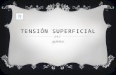 Tension superficial