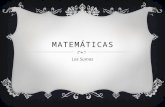 Matemáticas Sumas