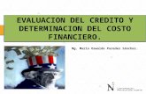 Sesion n° 03   la evaluacion del riesgo crediticio y la determinacion del costo financiero (tasa de interes)