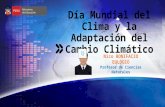 Día mundial del clima & la adaptación del cambio climático
