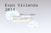 Estadísticas Expo Vivienda 2014